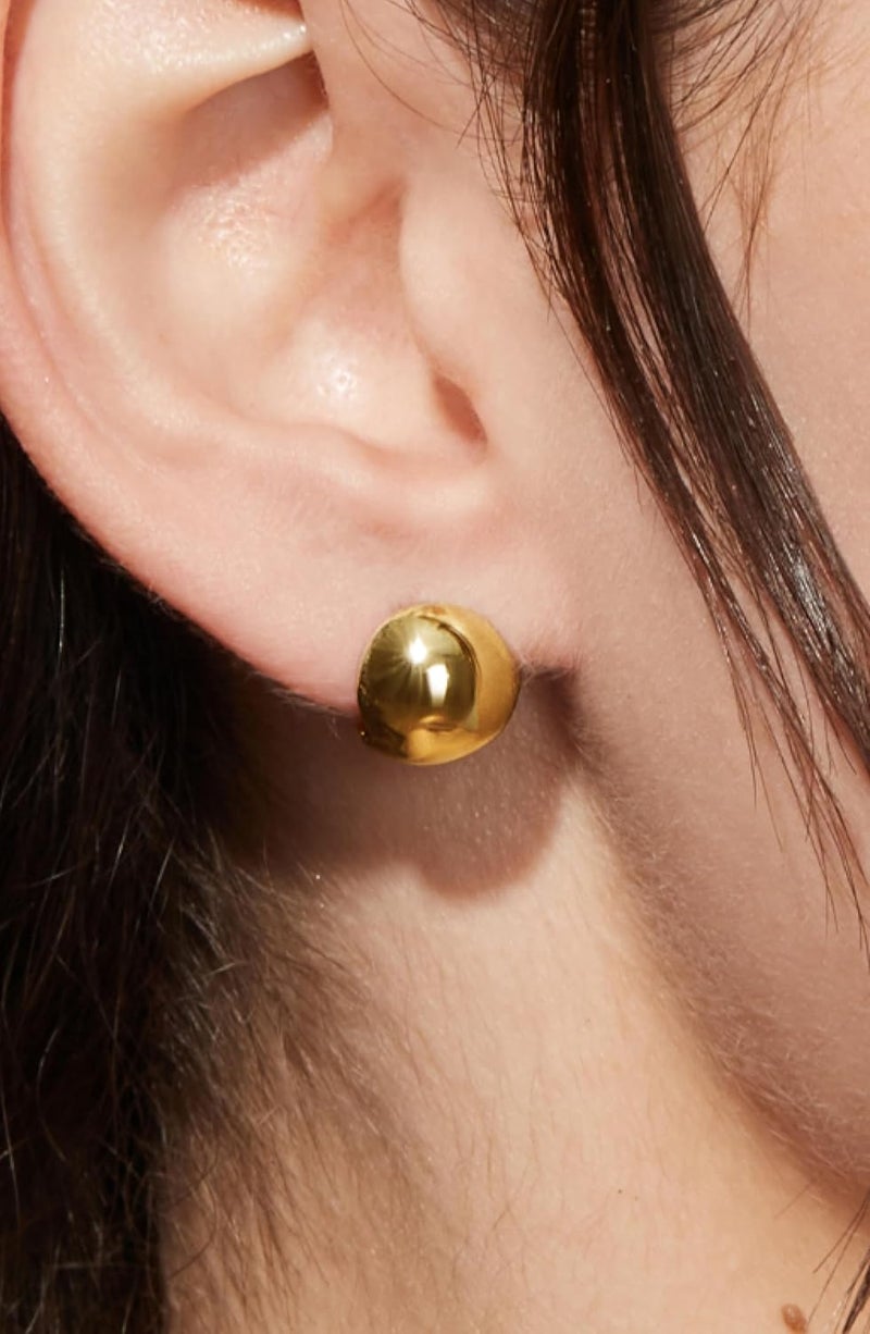 Tewiky Chunky Gold Hoop Earrings for Women, 14k Gold Plated Thick Triple Hoop Earrings Hypoallergenic Trendy Chunky Gold Hoops Earrings Dainty Jewelry Gifts for Women - Image 5